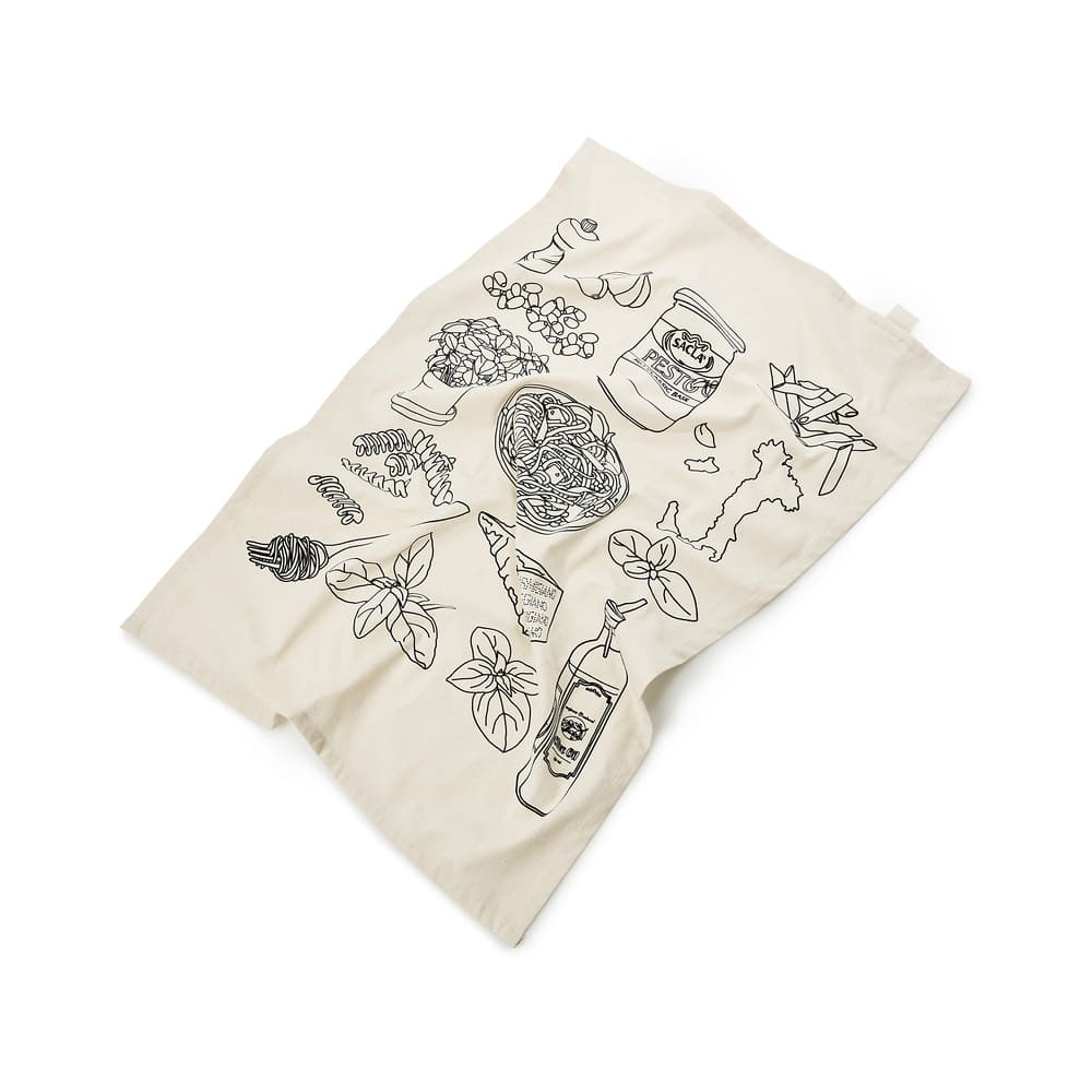 Tea Towel by Sacla' - Pesto Pioneers'