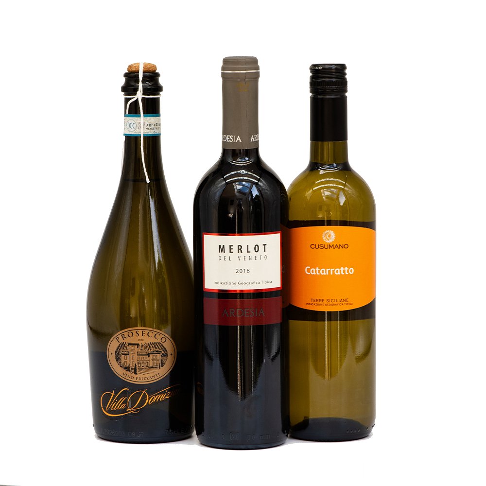 Trio of Italian Wine Gift Box