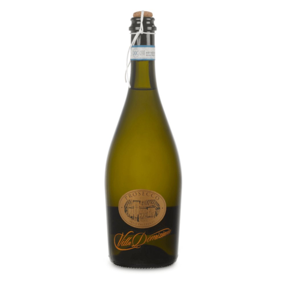 Villa domiziano prosecco in bottle.